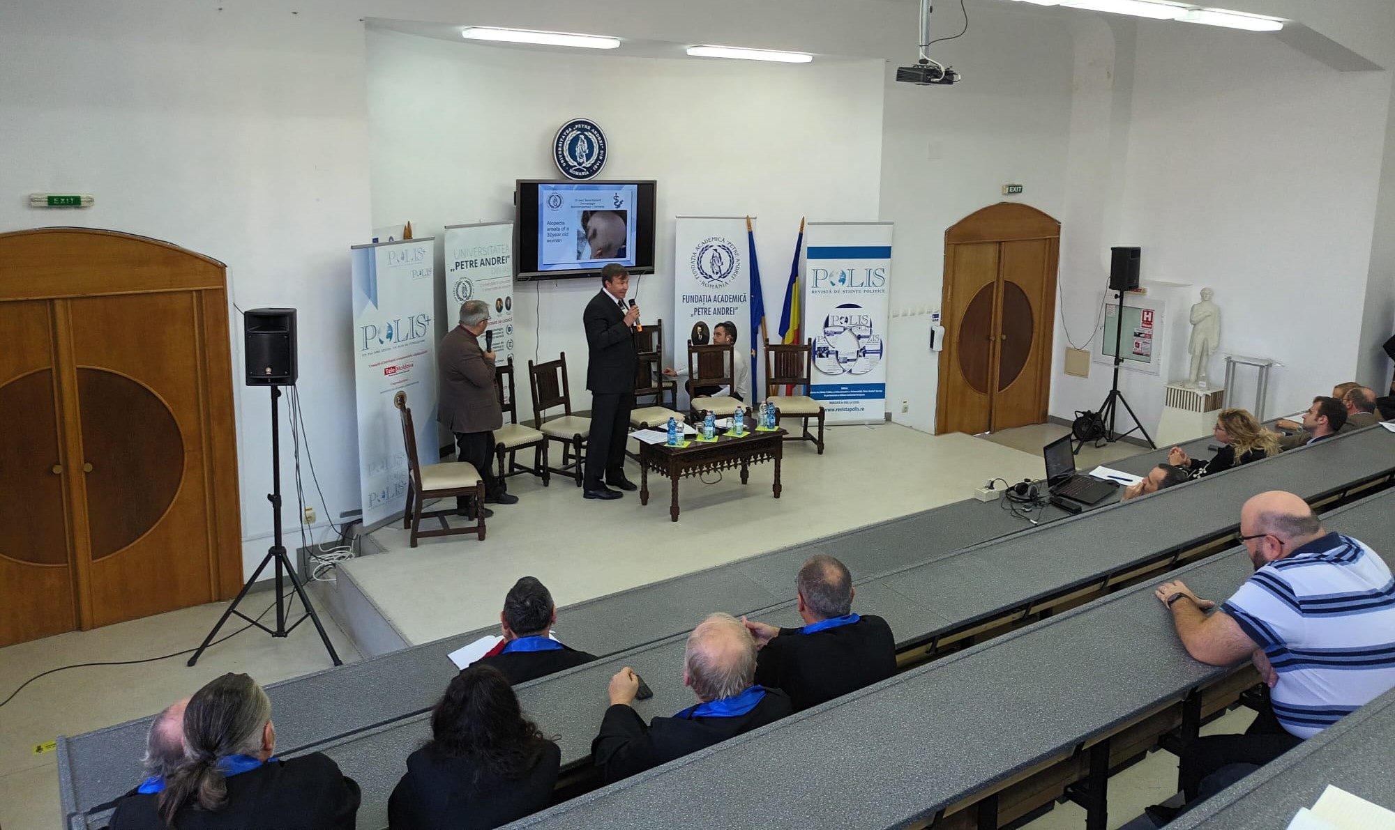 Decernarea titlului de PROFESOR DE ONOARE dlui BERND KARDORFF, UPA din IASI, 21 OCTOMBRIE 2022